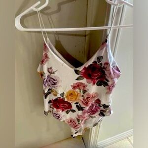 Floral body suit